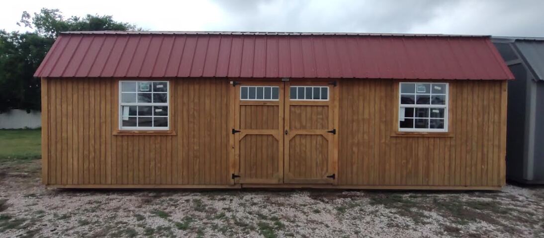 Side Lofted Barn - 12x28
