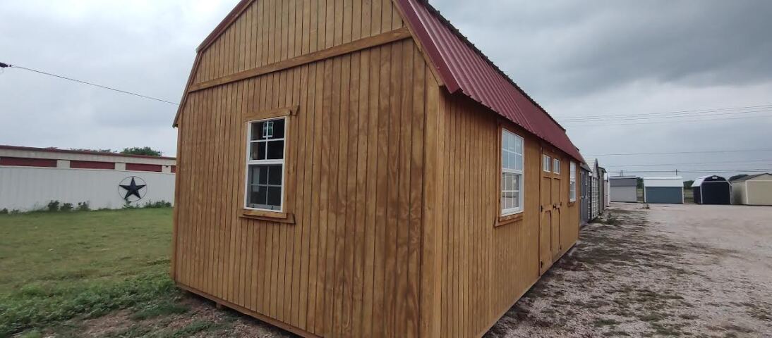 Side Lofted Barn - 12x28