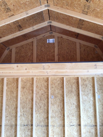 Side Lofted Barn - 12x20