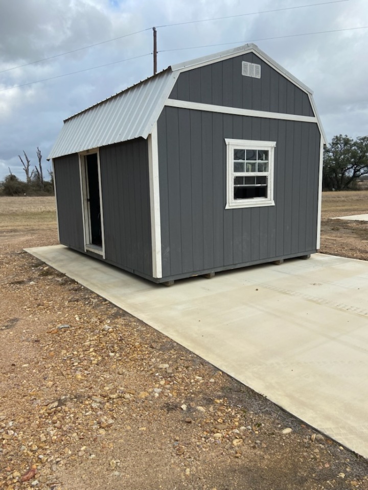 Side Lofted Barn - 12x16