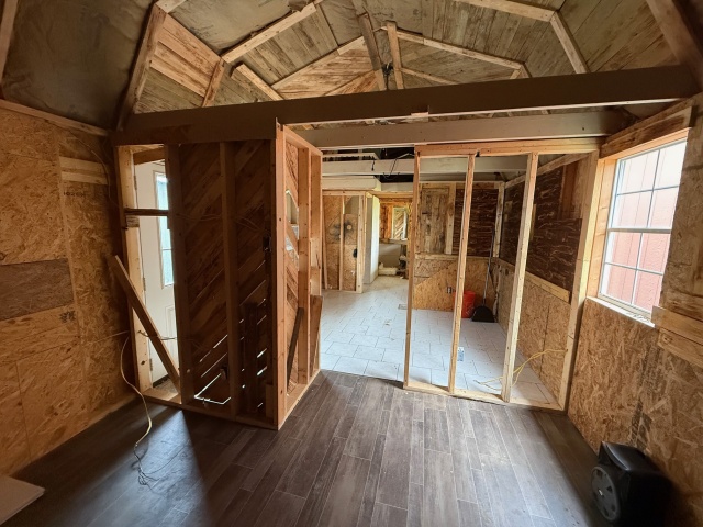 Side Lofted Barn Cabin - 12x30