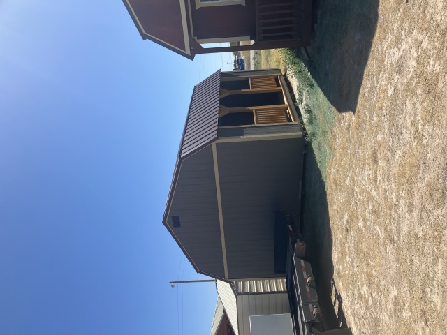 Side Lofted Barn Cabin - 16x16