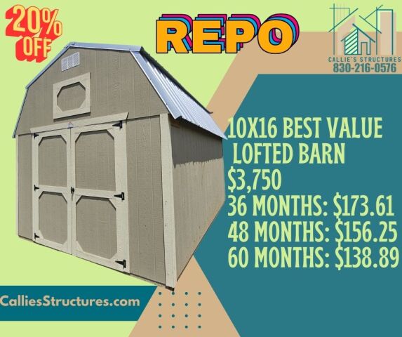 Best Value Wood (Lofted Barn) - 10x16
