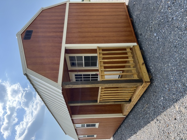 Side Lofted Barn Cabin - 12x24
