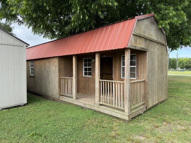 Side Lofted Barn Cabin - 12x32
