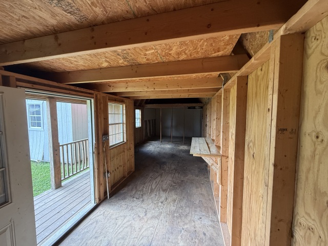 Side Lofted Barn Cabin - 12x32