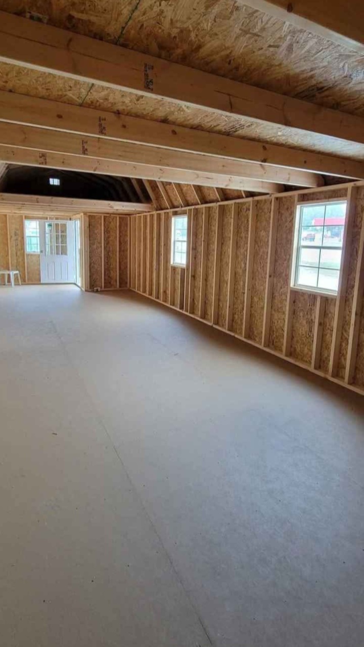 Side Lofted Barn Cabin - 12x36