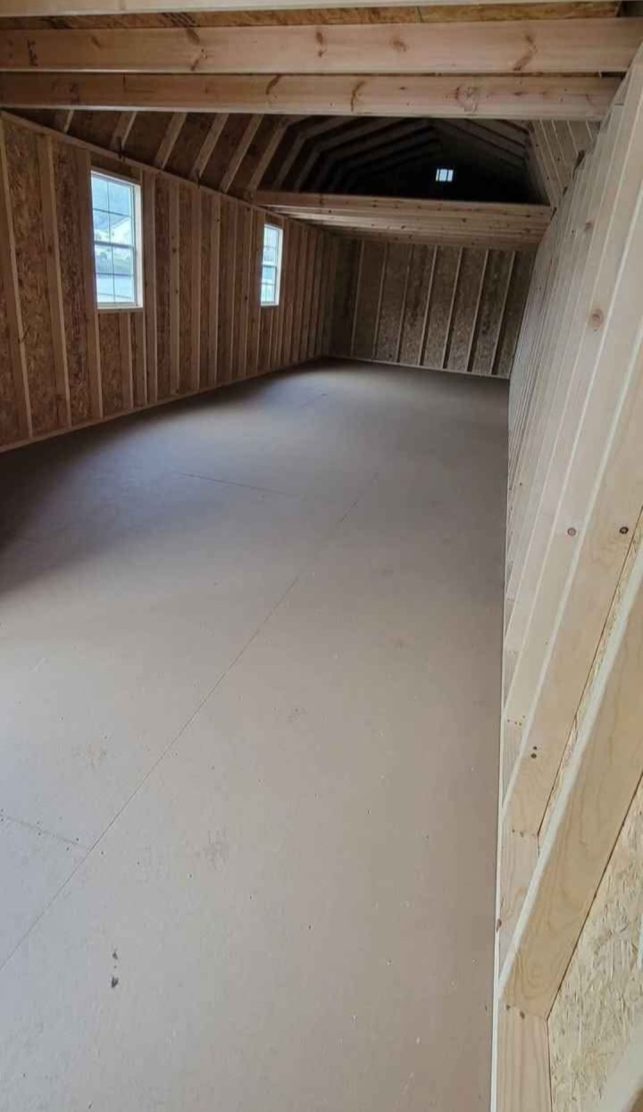 Side Lofted Barn Cabin - 12x36
