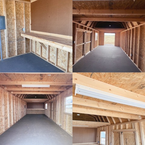 Side Lofted Barn - 12x24