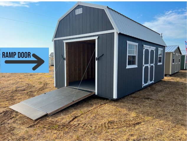 Side Lofted Barn - 12x24