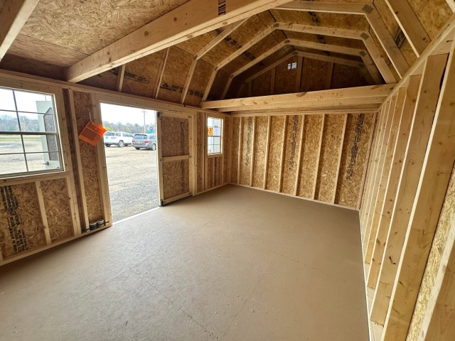 Side Lofted Barn - 12x16