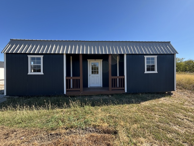 Side Lofted Barn Cabin - 12x34