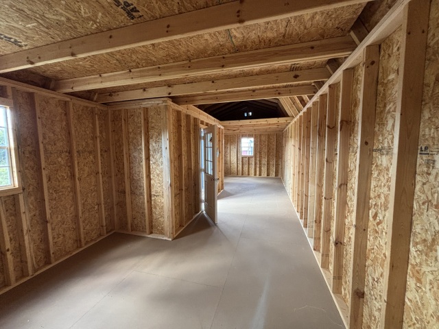 Side Lofted Barn Cabin - 12x34