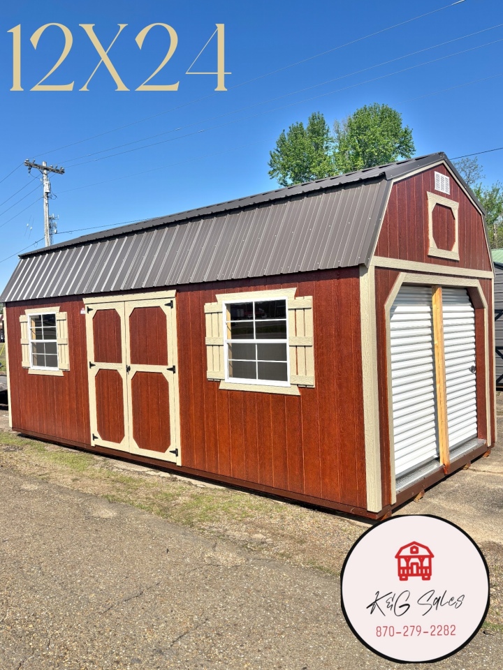 Side Lofted Barn - 12x24