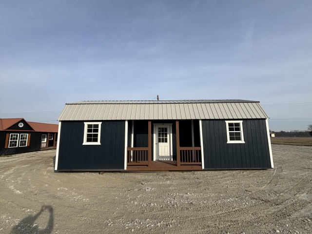 Side Lofted Barn Cabin - 12x34