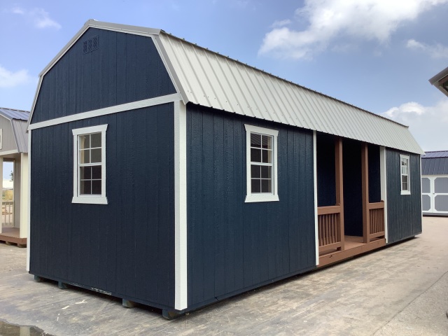 Side Lofted Barn Cabin - 12x34