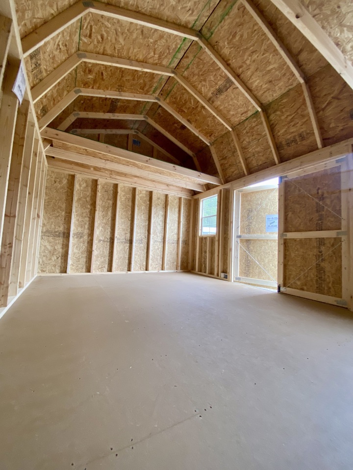 Side Lofted Barn - 12x16