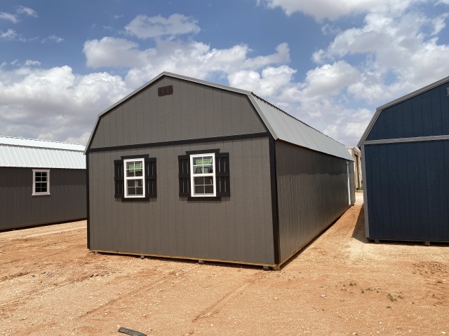 Side Lofted Barn Cabin - 16x50