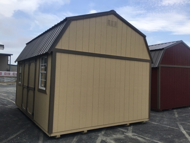 Side Lofted Barn - 12x16