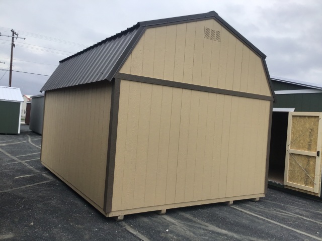 Side Lofted Barn - 12x16