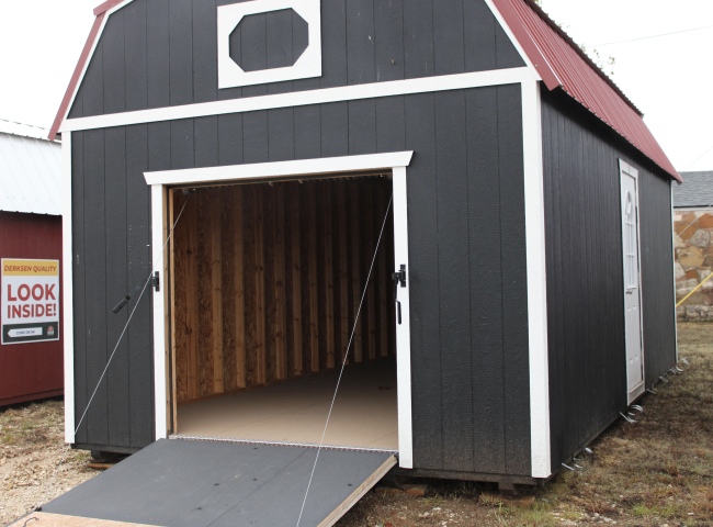 Side Lofted Barn - 12x24