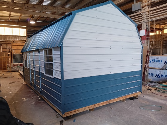 Side Lofted Barn - 12x20