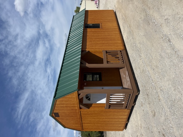 Side Lofted Barn Cabin - 12x24