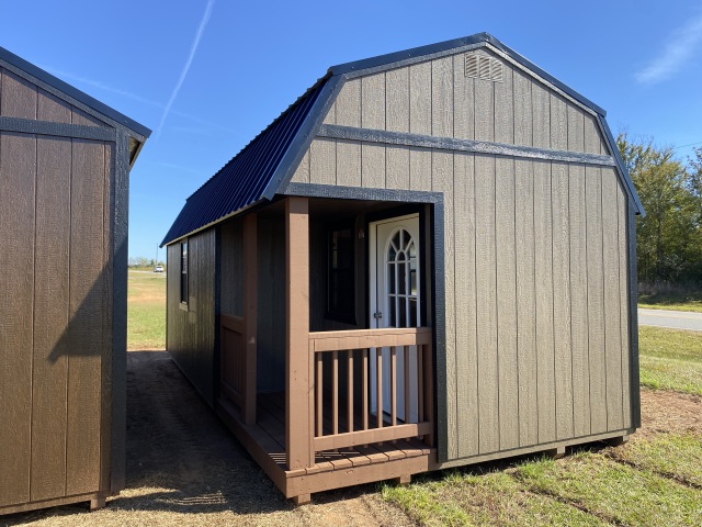 Side Lofted Barn Cabin - 12x24