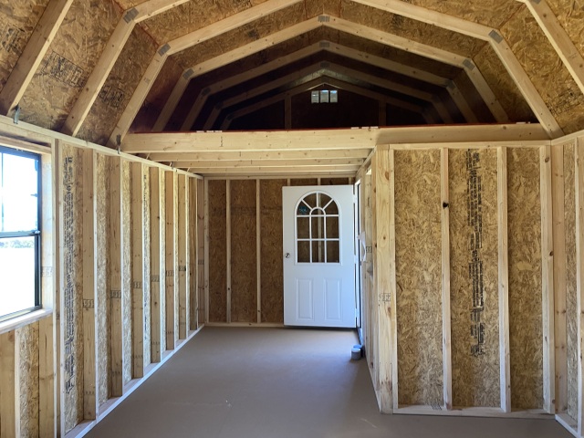 Side Lofted Barn Cabin - 12x24
