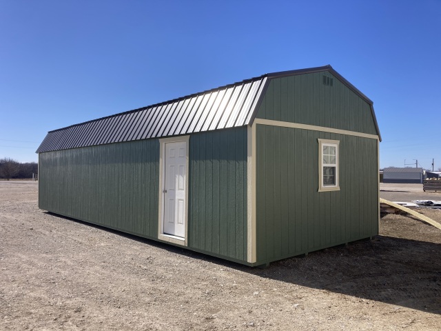 Side Lofted Barn Cabin - 16x40