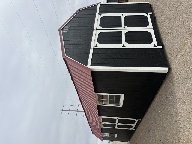 Side Lofted Barn - 12x32