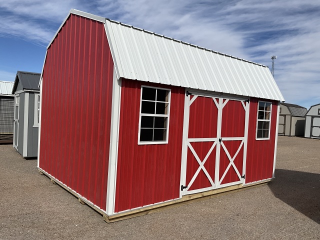 Side Lofted Barn - 12x16