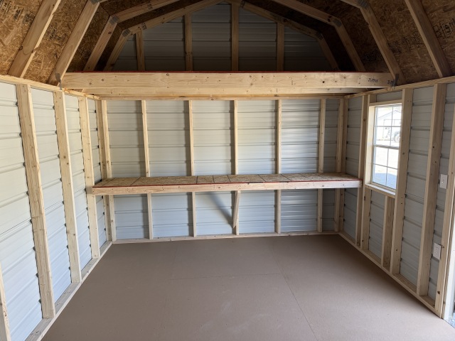Side Lofted Barn - 12x20