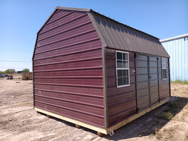 Side Lofted Barn - 12x16