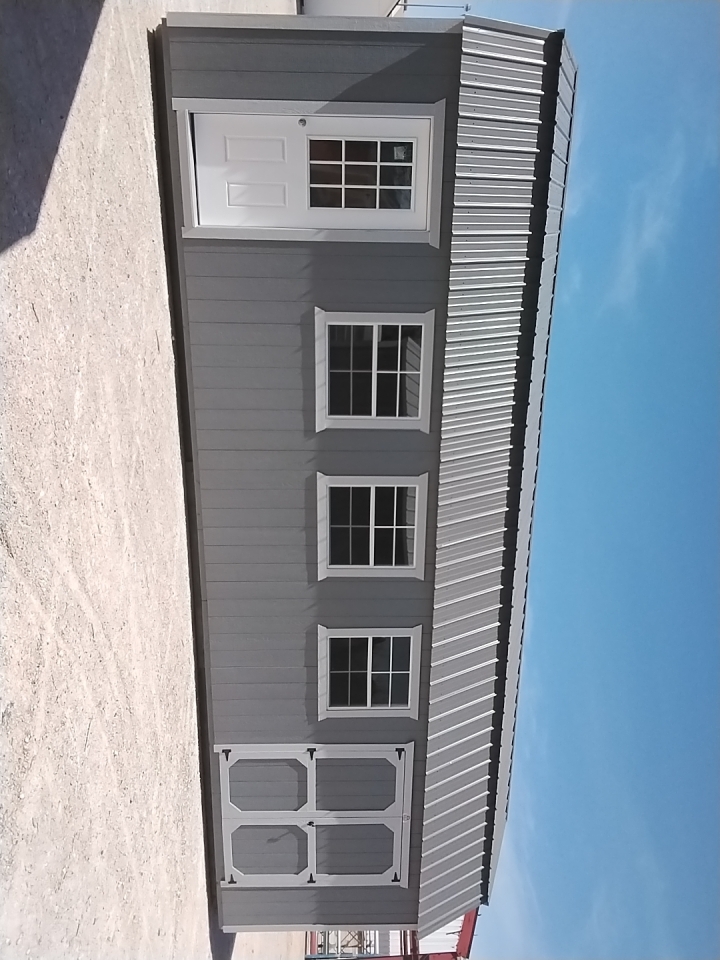 Side Lofted Barn - 12x32