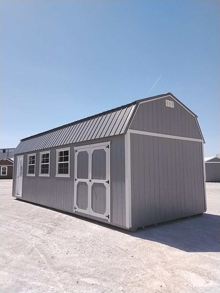 Side Lofted Barn - 12x32