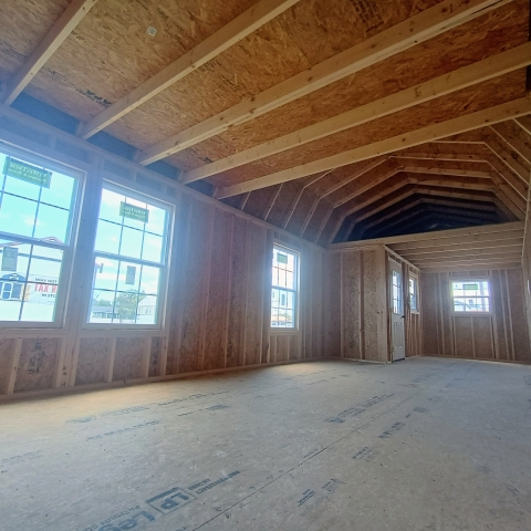 Side Lofted Barn Cabin - 12x36