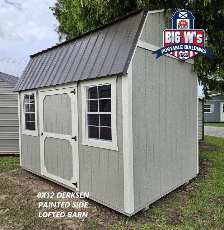 Side Lofted Barn - 8x12