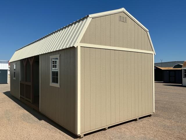 Side Lofted Barn Cabin - 12x32
