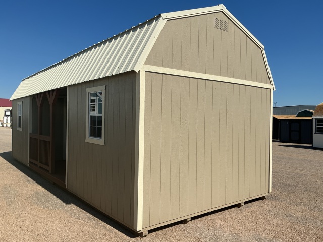Side Lofted Barn Cabin - 12x32