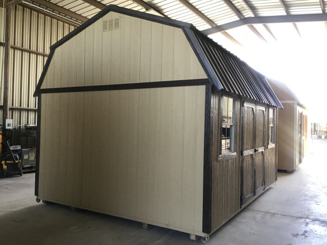 Side Lofted Barn - 12x16