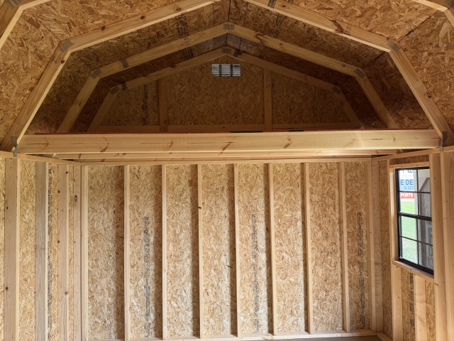 Side Lofted Barn - 12x16