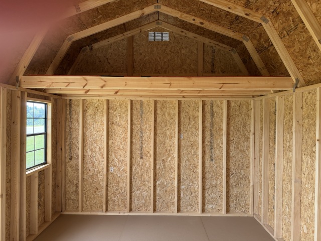 Side Lofted Barn - 12x16