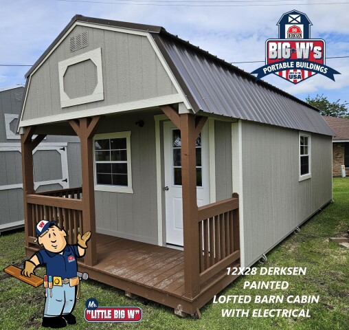 Lofted Barn Cabin - 12x28