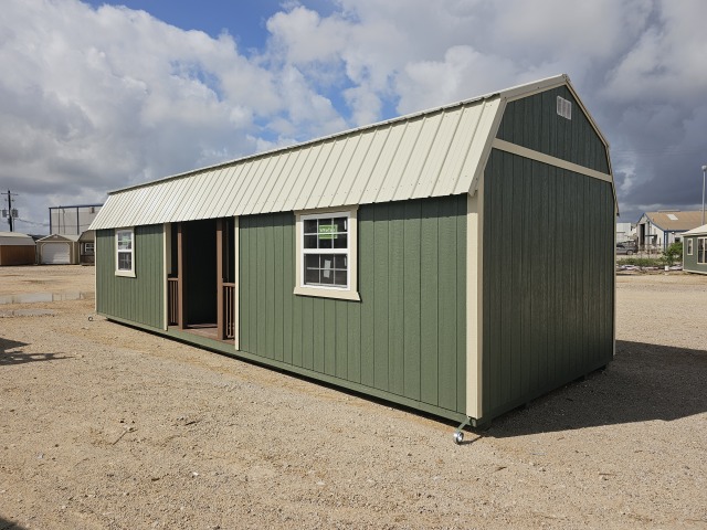 Side Lofted Barn Cabin - 12x34