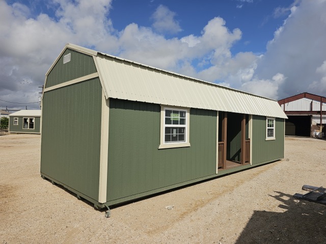 Side Lofted Barn Cabin - 12x34