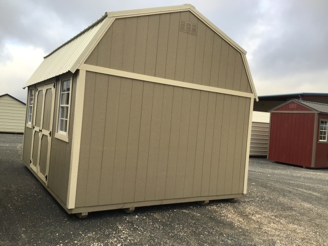 Side Lofted Barn - 12x16