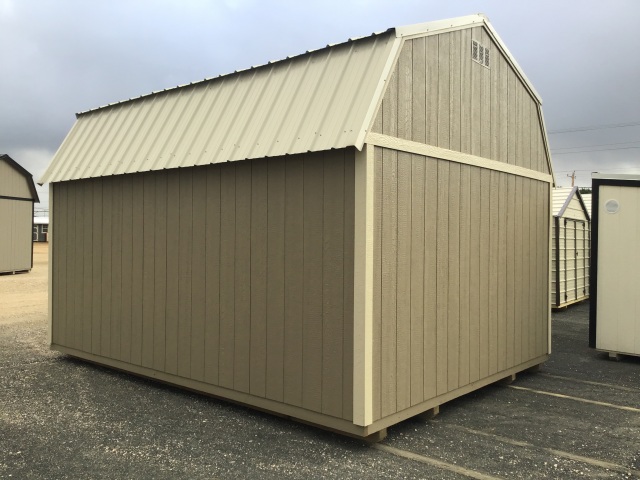 Side Lofted Barn - 12x16