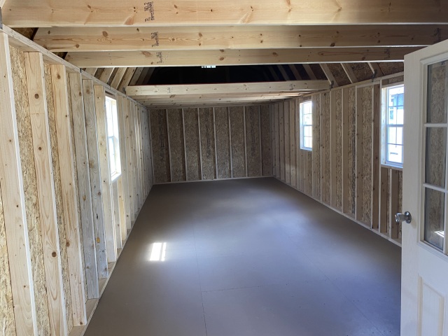 Side Lofted Barn Cabin - 12x32