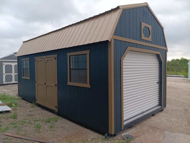 Side Lofted Barn - 12x24